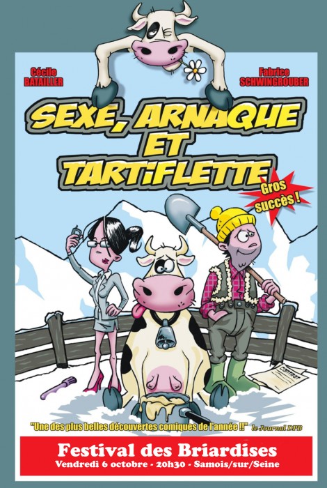 affiche Sexe, arnaque et tartiflette